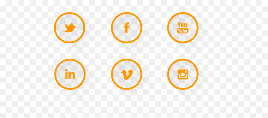 Social Media Content - Dot Png,Social Icon Set