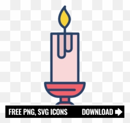 Free Candle Icon Symbol - Vertical png