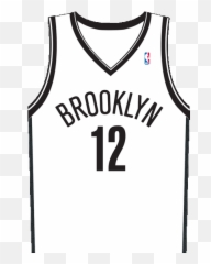 Nets Uniform History Brooklyn - Sleeveless png