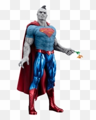 Superman Statue Action Figure New - Bizarro Kotobukiya png