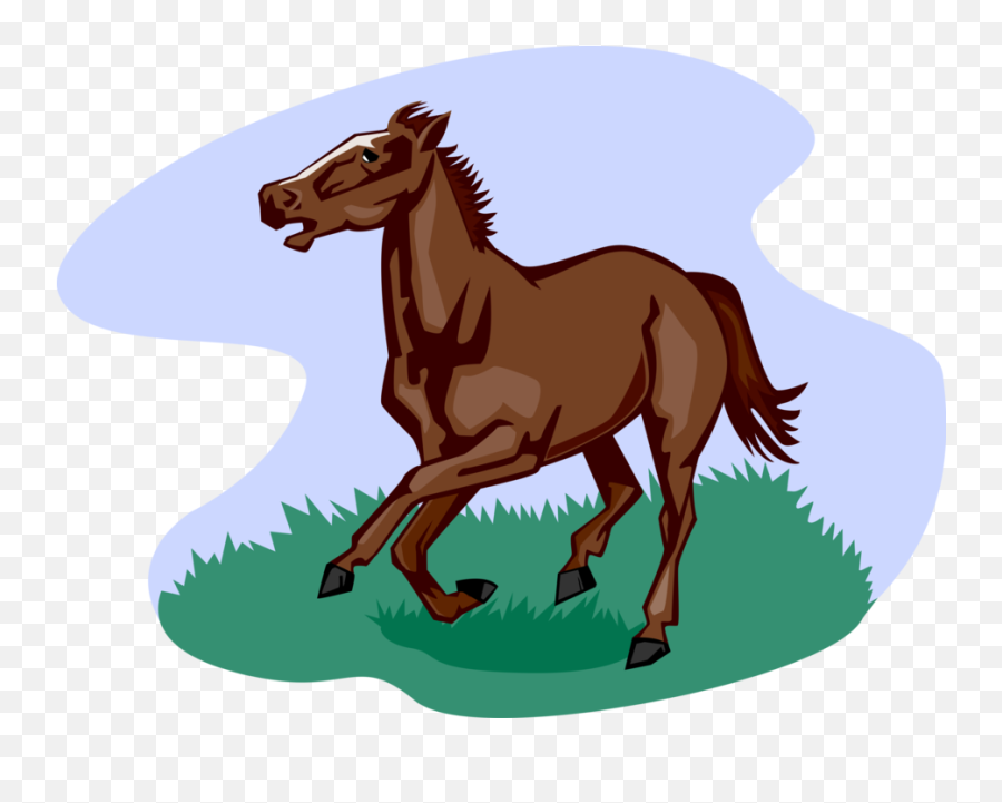 Horse Running - Vector Image Sorrel Png,Horse Running Png