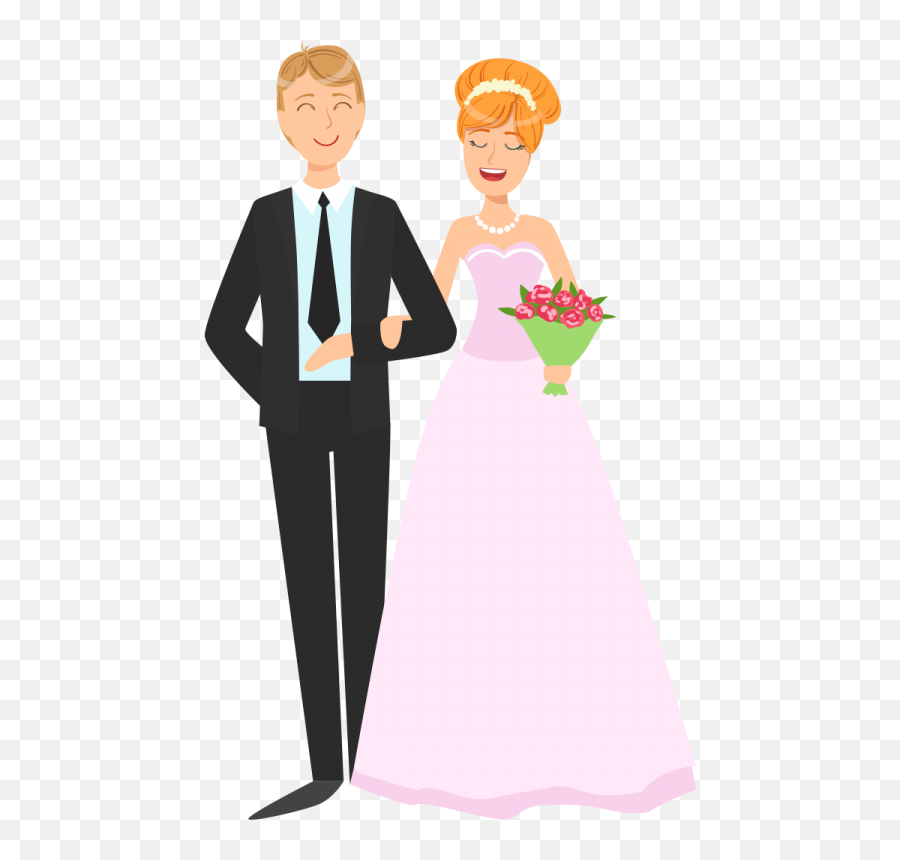Wedding Couple Png Vector Image - Wedding Couple Vector Png,Married Couple Png