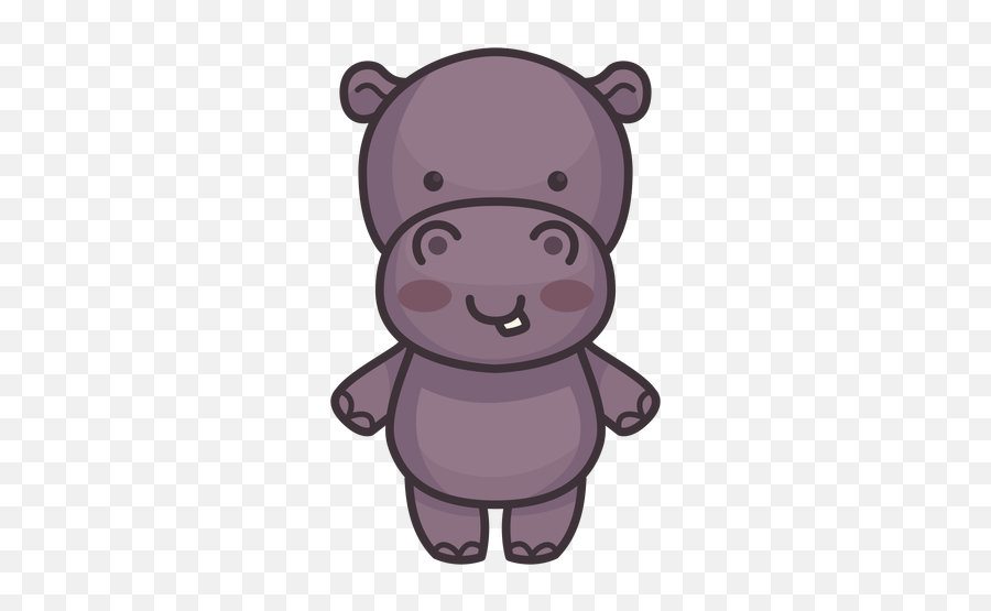 Hippo Graphics To Download - Elephant Cartoon Png,What Is The Hippo Icon On My Galaxy S6