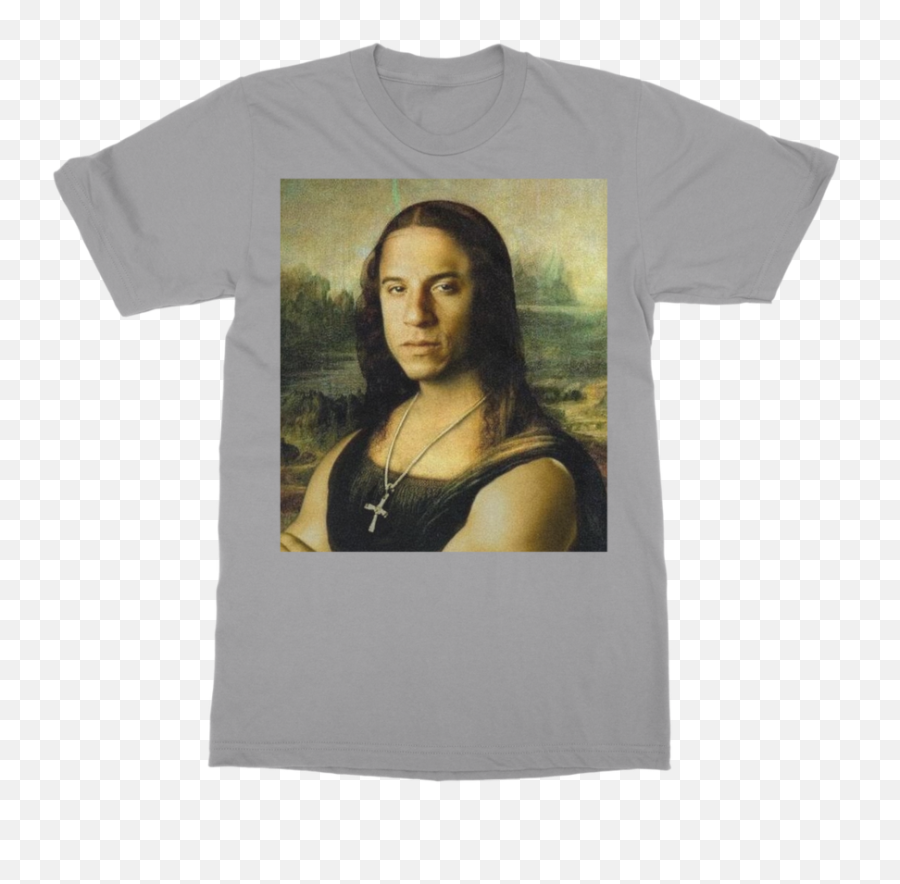 Mona Lisa Adult T - Post Malone Mona Lisa Png,Vin Diesel Png