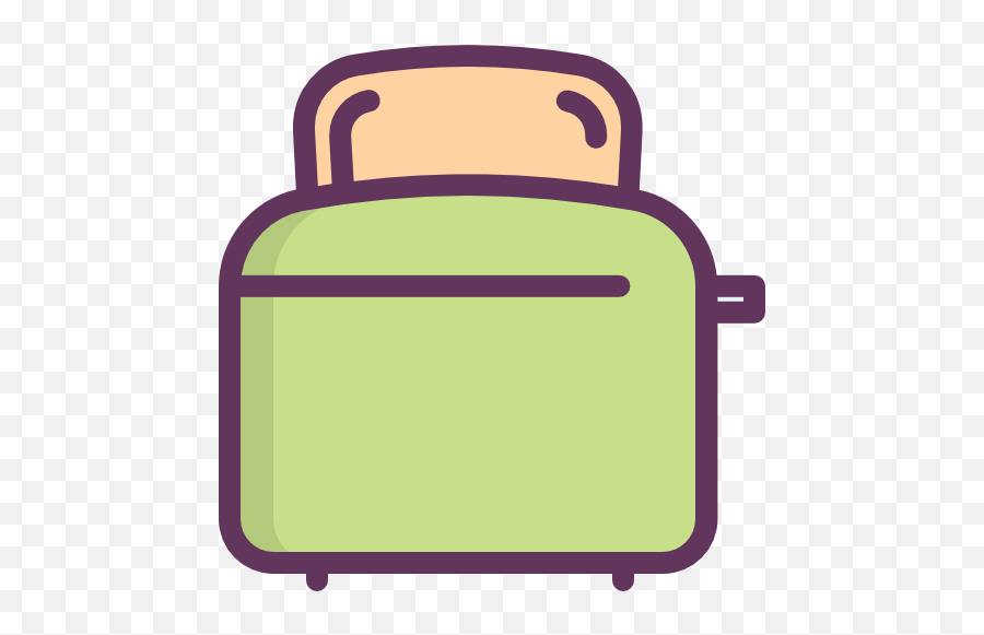 Toaster Toasting Cooking Bread Kitchen Free Icon - Icon Horizontal Png,Lunch Bag Icon