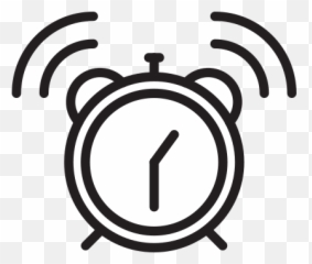 Alarm Clock Free Icon - IconIconscom Simple Clock Face Vector png