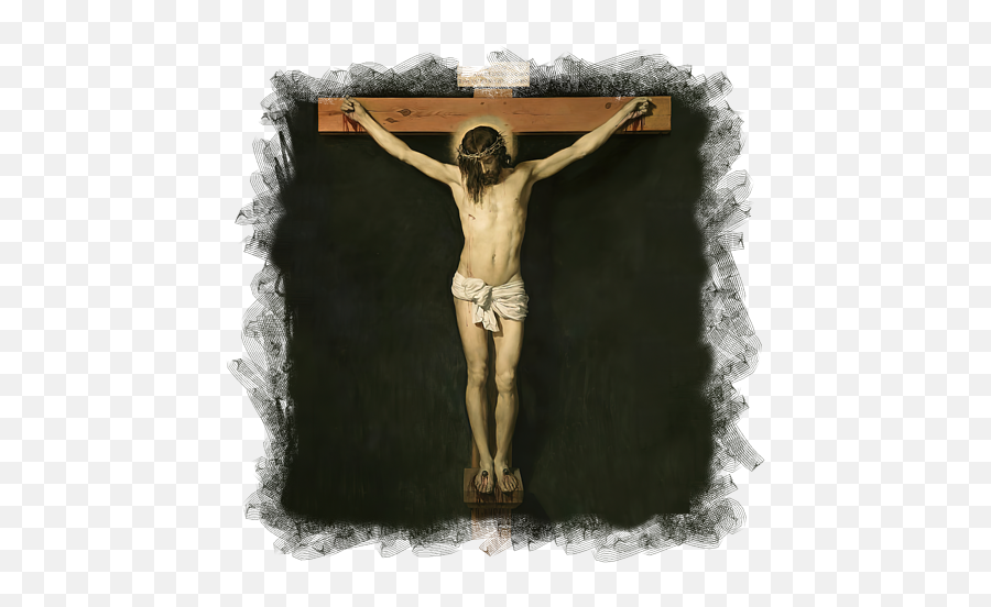 Crucifixion T - Shirt For Sale By Diego Velazquez Cristo Crucificado De Diego Velázquez Png,Crucifixion Icon