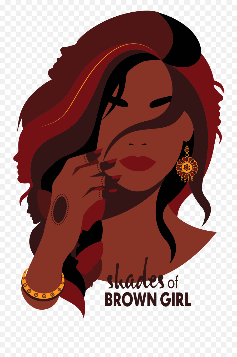Home Shades Of Brown Girl - Hair Design Png,Woman Icon