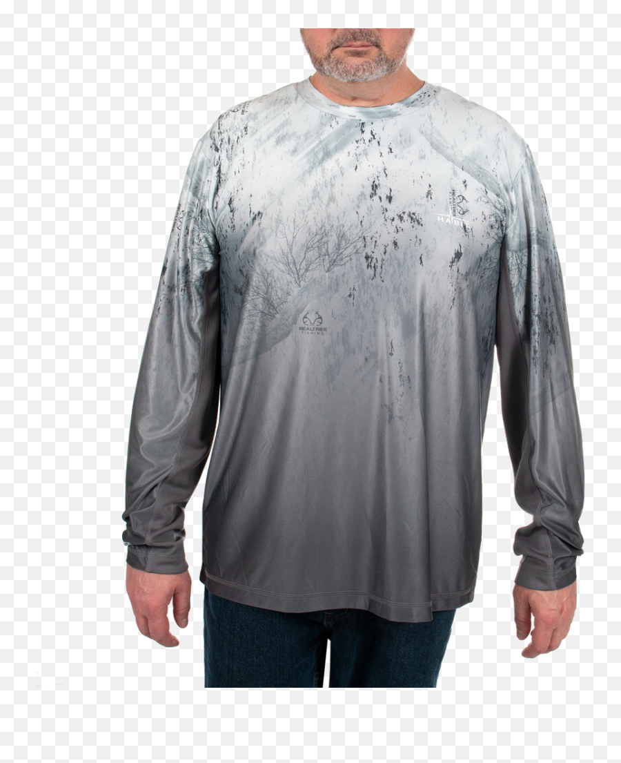 Menu0027s Fishing Apparel U2013 Page 3 Habit Outdoors Long Sleeve Png Huk - Kryptex Icon Performance Long Sleeve Yeti Grey