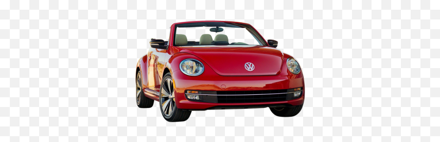 Red Volkswagen Beetle Convertible 2013 Edition Transparent Png