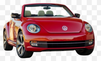 Red Volkswagen Beetle Convertible 2013 Edition Transparent Png
