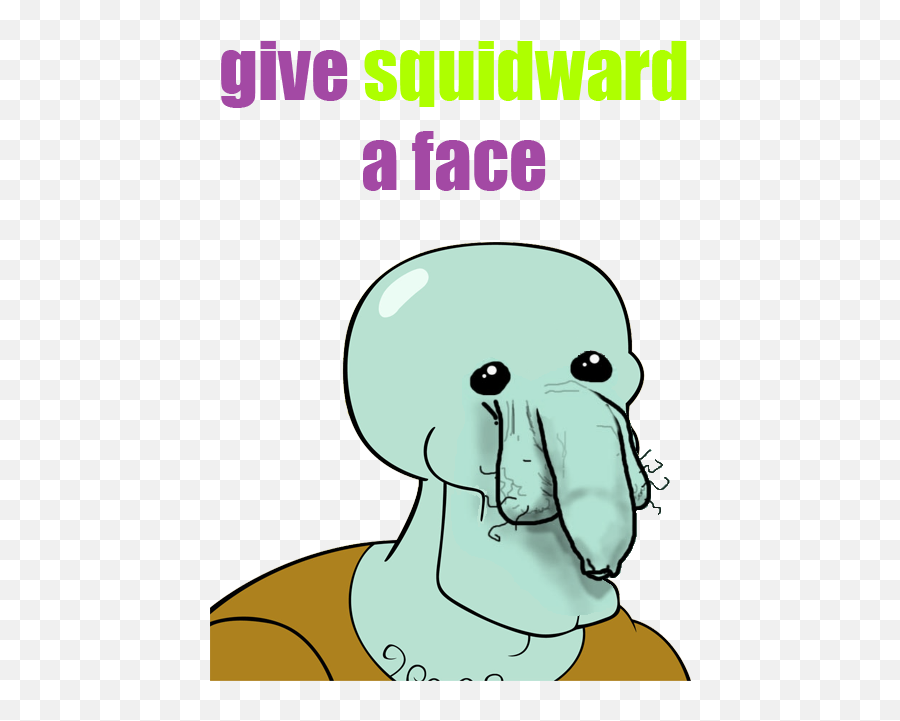 Comment Picture - Handsome Squidward Full Size Png Clip Art,Squidward Png