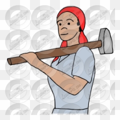 Sledge Hammer Picture For Classroom Therapy Use - Great Baseball Player png