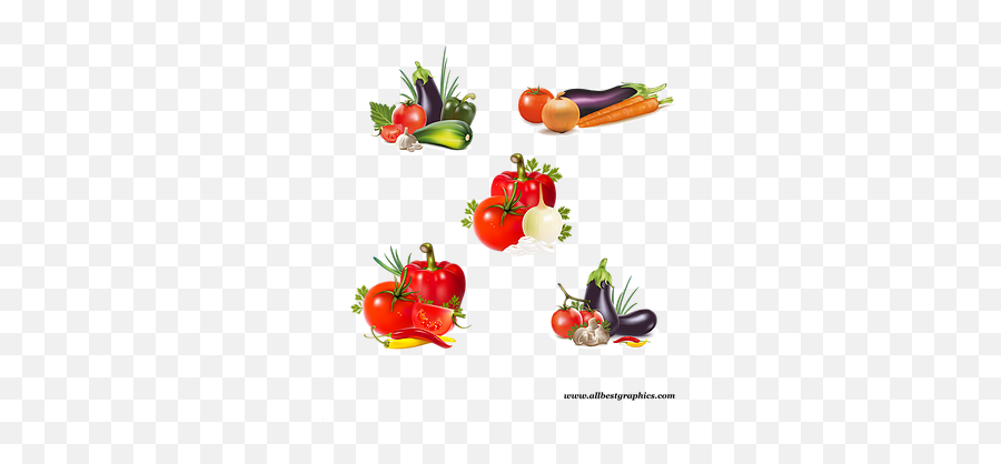 Fresh Farm Fruits U0026 Vegetables Png Clipart - Free Download Tomato And Pepper Png,Bush Transparent Background