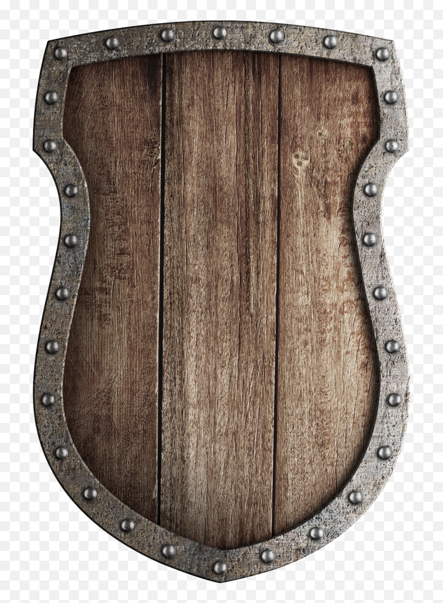 Wooden Shield Png Free Hd Quality - Wooden Shield Transparent Background,Shield Transparent Background