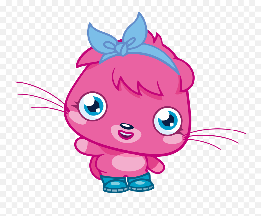 Poppet Moshi Hot Pink Girl Clipart Png U2013 Clipartlycom - Poppet Moshi Monsters,Hot Girl Png