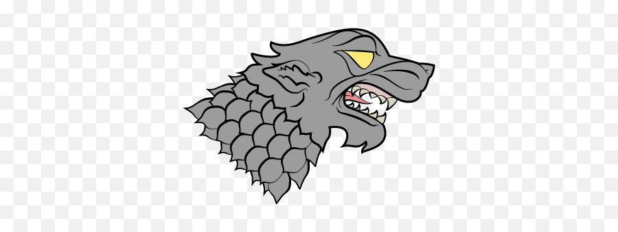 Stark Wolf Continued By First Broadcast - Cartoon Png,Stark Sigil Png