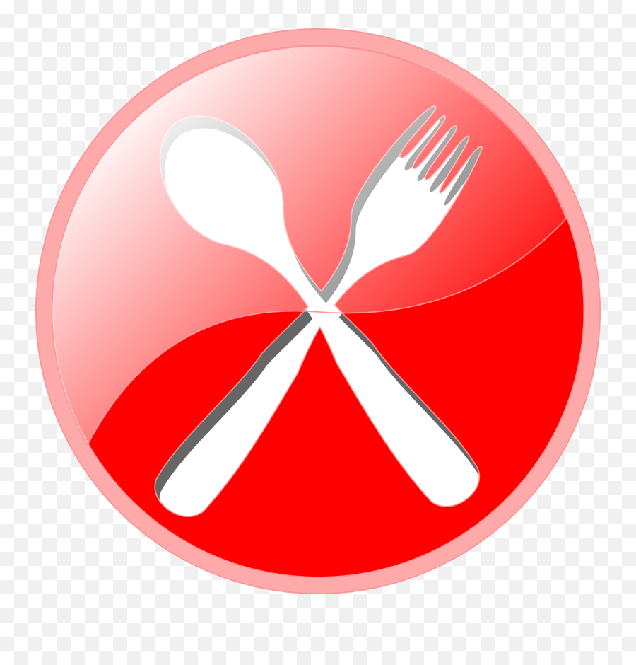 Red Fork And Knife Png 3686 - Free Icons And Png Backgrounds Png Clipart For Restaurant,Fork Png
