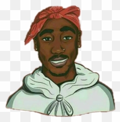 Hd 2pac Sticker Transparent Png Image - 2pac Png,2pac Png