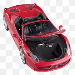 Top View Png Image Ferrari Images Download - Ferrari 458 Open Hood,Ferrari Png