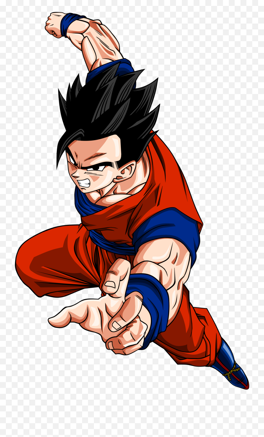 Download Hd Ultimate Gohan Pose4 Dragon Ball Z Dbz Dragons - Gohan Dbz Transparent Png,Gohan Png