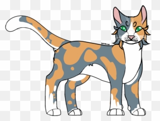 Alley Cat Clipart Curled Tail - Png