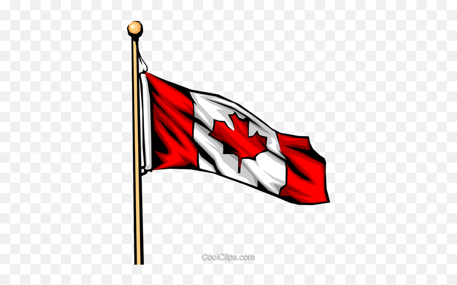 Canadian Flag Royalty Free Vector Clip Art Illustration - Poster Png,Canadian Flag Png