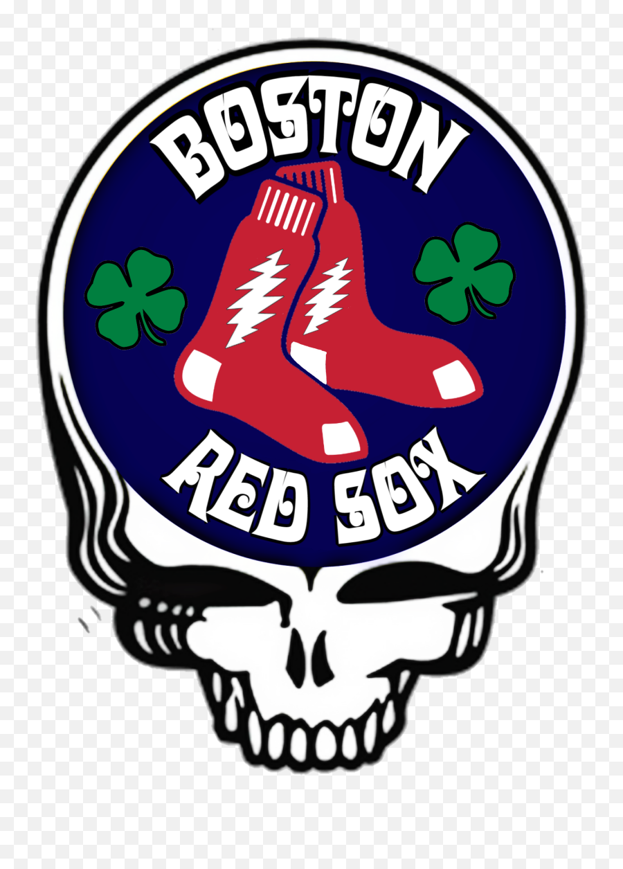 Boston Red Sox With Some Irish Flair Gratefuldead - Grateful Dead Steal Your Face Png,Red Sox Logo Png