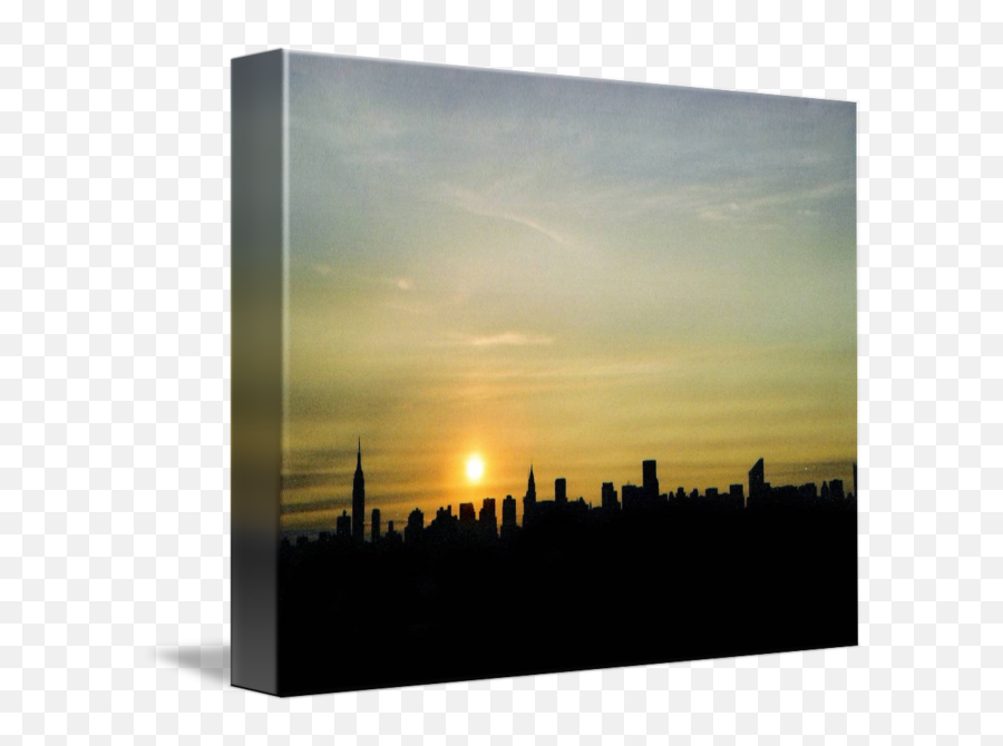 New York City Skyline - Sunrise Png,New York Skyline Silhouette Png