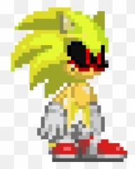 Super Sonic - Super Sonic Exe Pixel Art Png,Super Sonic Png