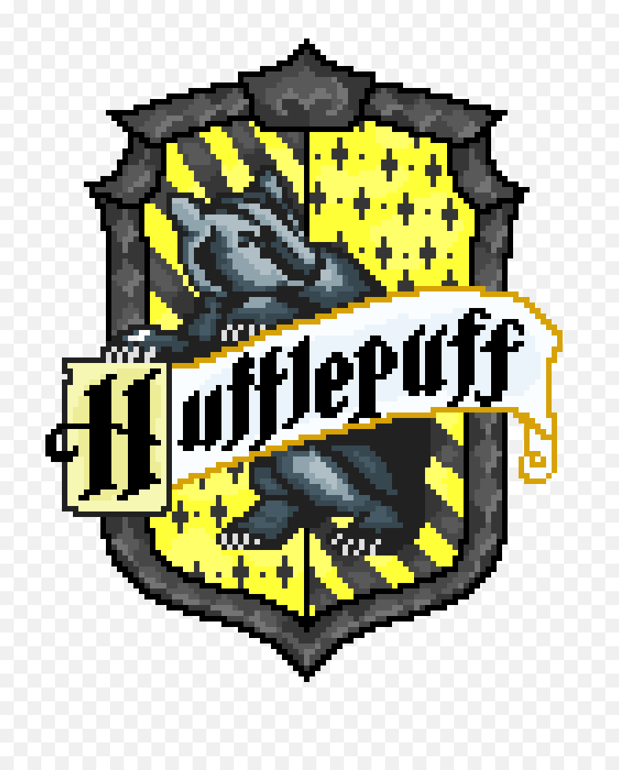 Hufflepuff House - Harry Potter House Crests Hufflepuff Harry Potter Hufflepuff Wand Png,Harry Potter Logo Transparent Background