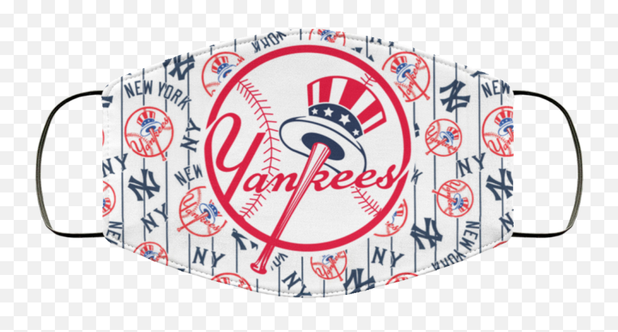 Fanu0027s New York Yankees 2020 Cloth Reusable Face Mask - New York Yankees License Plate Png,New York Yankees Logo Png