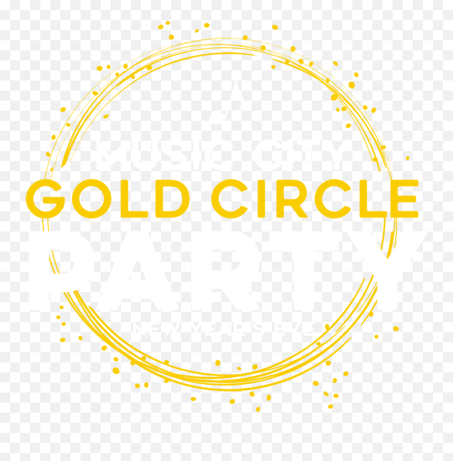 Music City Gold Circle Party Visit Nashville Tn - Graphic Design Png,Gold Circle Png