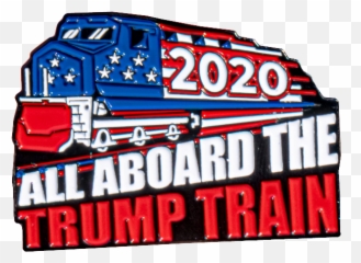 Trump Train 2020 Pin - Graphics Png,Trump 2020 Png
