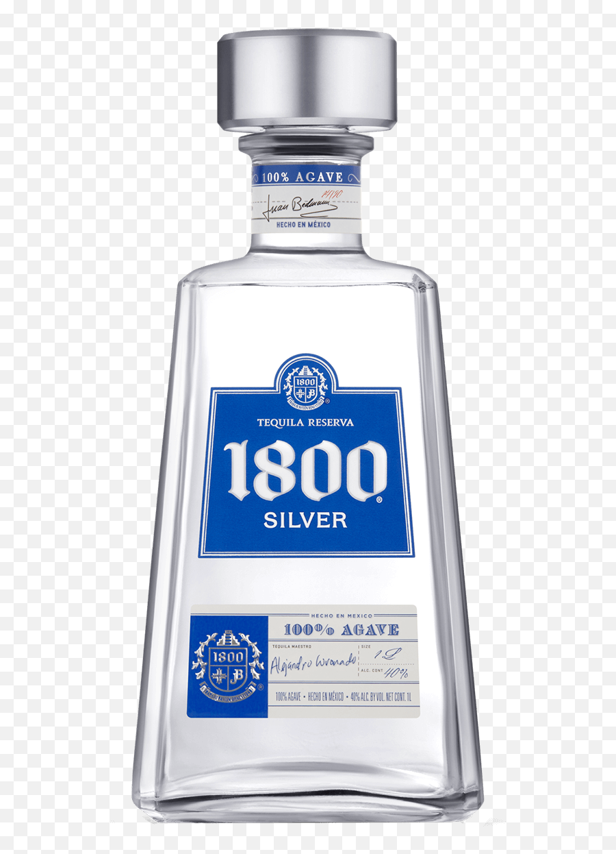 1800 Silver Tequila - 1800 Silver Tequila Png,Tequila Png