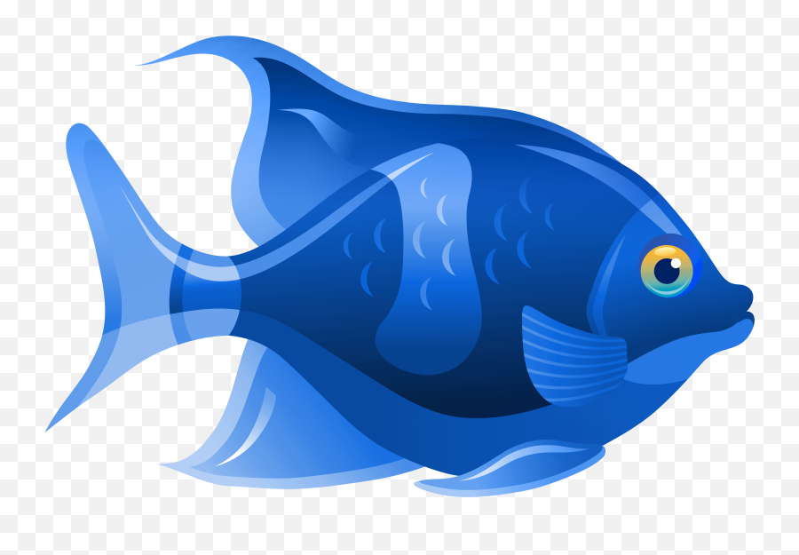 Blue Fish - Blue Fish Clipart Png,Fishes Png