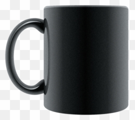 Coffee Mug Cup Png Image Free - Black