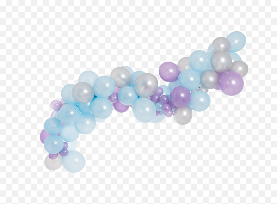 Ice Balloon Garland Kit - Blue And Purple Balloon Garland Png,Purple Balloons Png