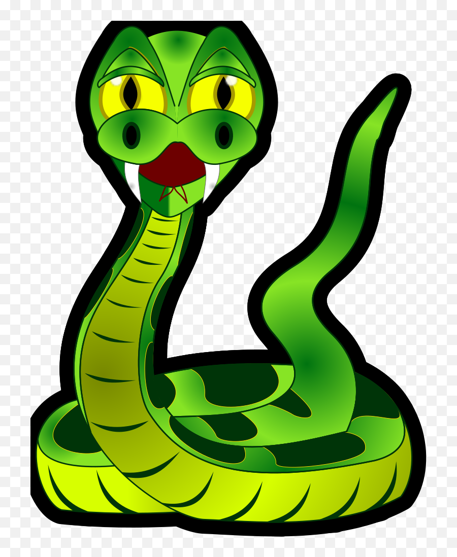 Snake Green Svg Vector Clip Art - Svg Clipart Desenho De Uma Cobra Cascavel Png,Rattlesnake Png