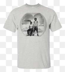 Menu0027s Kendrick Lamar U0026 J Cole T - Shirt Jesus Lizard T Shirt Png,J Cole Png