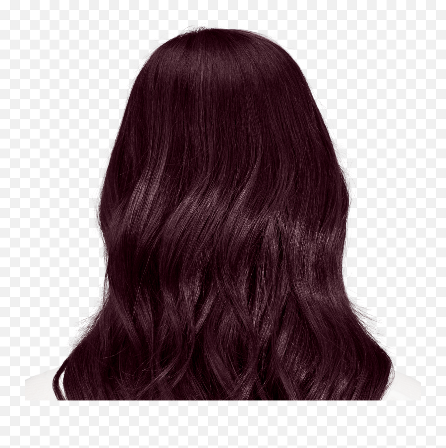 Darkest Cool Sangria - Amethyst Black Hair Color Png,Png Hair