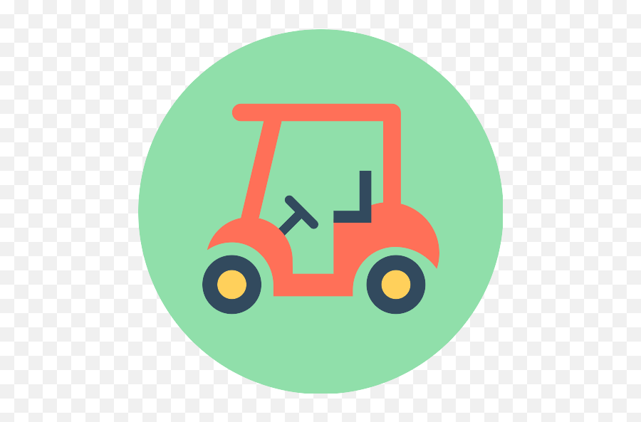 Golf Cart Vector Svg Icon - Railway Museum Png,Golf Cart Png