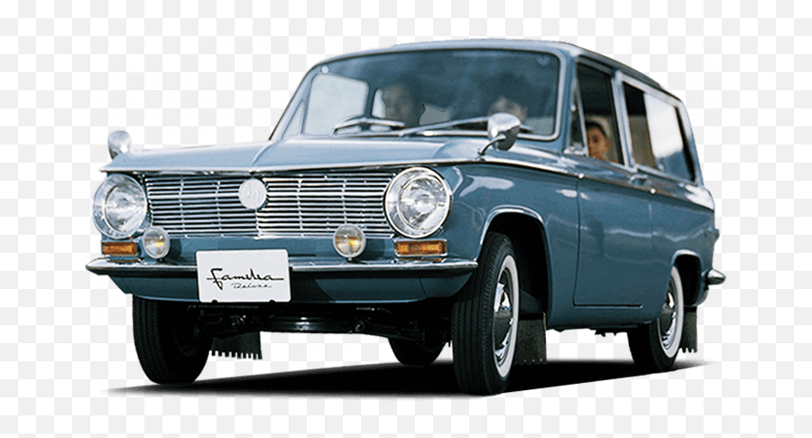 Mazda 100th Anniversary Legendary Mazdas - Familia Van Antique Car Png,Familia Png