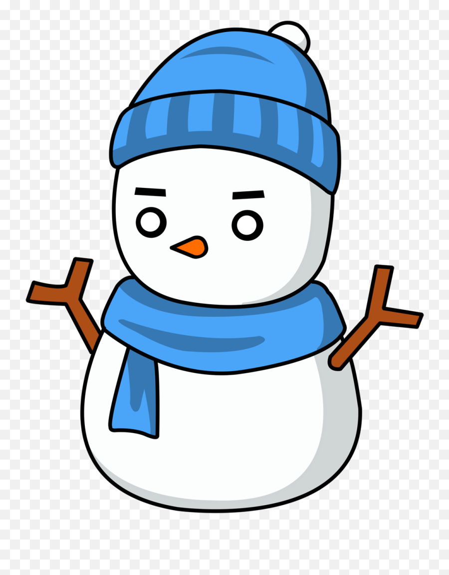 Snowman Top Hat Clipart Free Images 2 - Snowman Chibi Png,Snowman Clipart Transparent Background