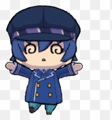 Finally Png Of Dizzy Naoto - Persona 4 Naoto Chibi Png,Persona Png