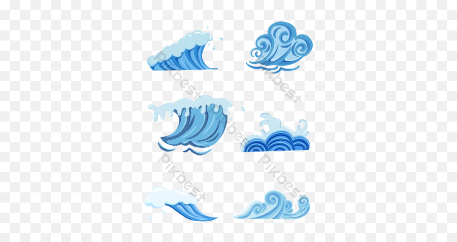 Sea Wave Vector Templates - Vertical Png,Wave Vector Png