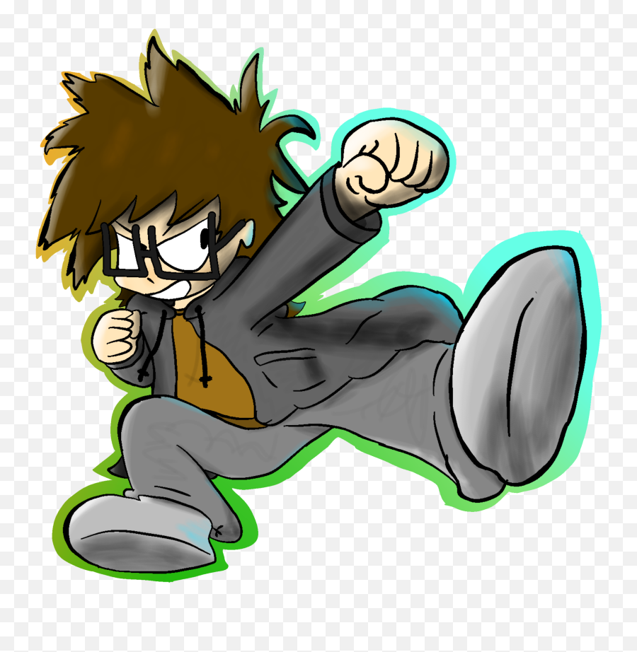 I Drew My Character In Mariou0027s Pose From Smash Ultimate By - Fictional Character Png,Smash Ultimate Png