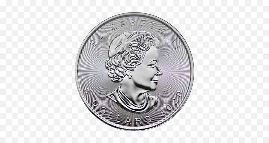 1 Oz Canada Silver Maple Leaf - Buy Silver Coins Solid Png,Canadian Maple Leaf Png