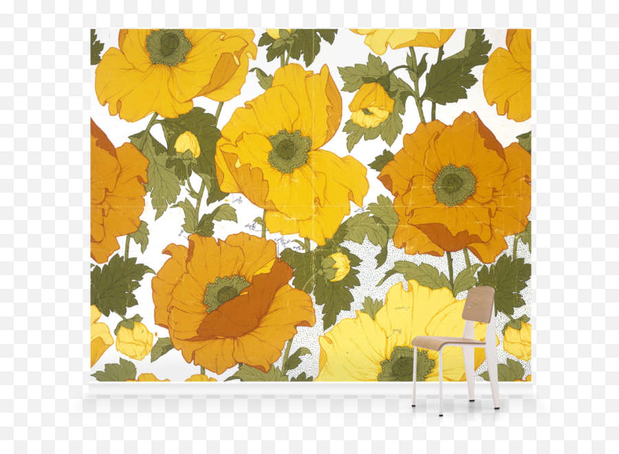 Summer Poppiesu0027 Wallpaper Mural Surfaceview - Sunflower Png,Poppies Png