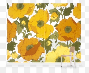 Summer Poppiesu0027 Wallpaper Mural Surfaceview - Sunflower Png,Poppies Png
